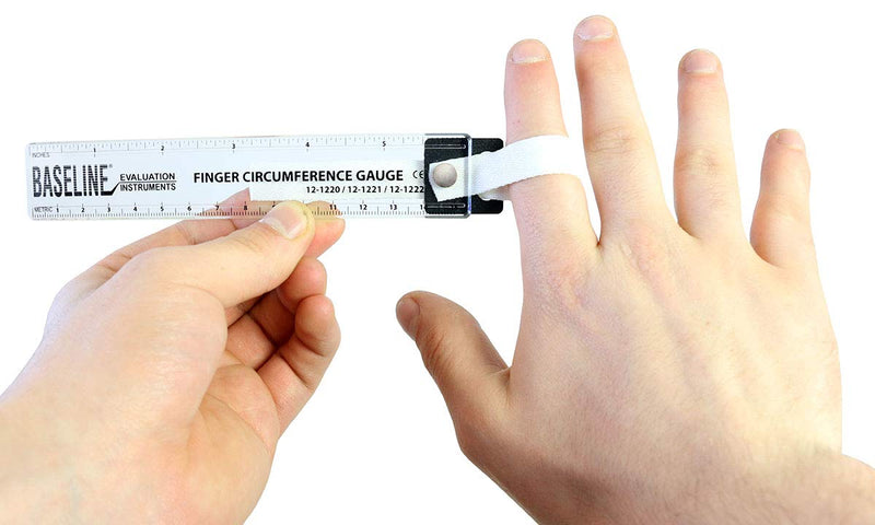 [Australia - AusPower] - Baseline 12-1222 Finger Circumference Gauge, 6"/15 cm Maximum 