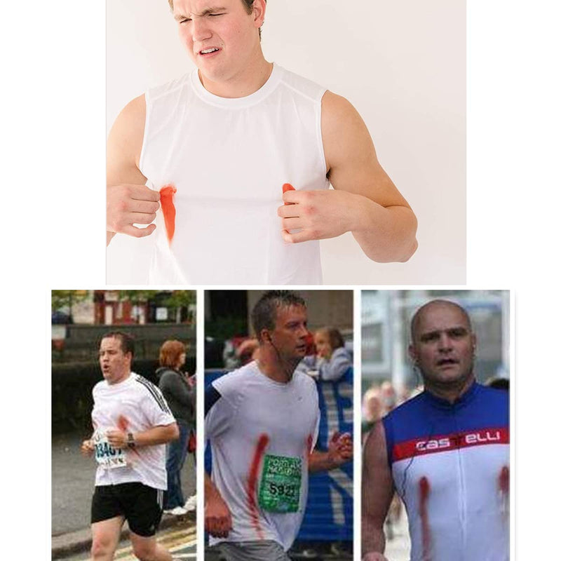 [Australia - AusPower] - 2XK-NOV 50 Pairs Disposable Nipple Covers for Men 3.5cm Anti-Chafing Areola Cover Stickers for Runners Ultra Marathon Running Gear 