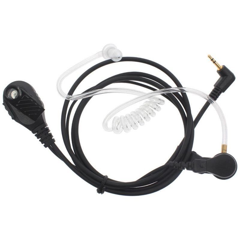 [Australia - AusPower] - RUKEY 1 Pin Air Covert Acoustic Tube Earpiece Headset with PTT VOX Mic for Motorola MT900 T5100 T5700 T6500 SX800 XTL446 