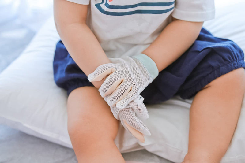 [Australia - AusPower] - Baby Stop Thumb Sucking Kids Finger Guard Stop Infant Finger Sucking No Scratch Thumb and Fingers Sucking Treatment Kit(XXXL) XXXL 