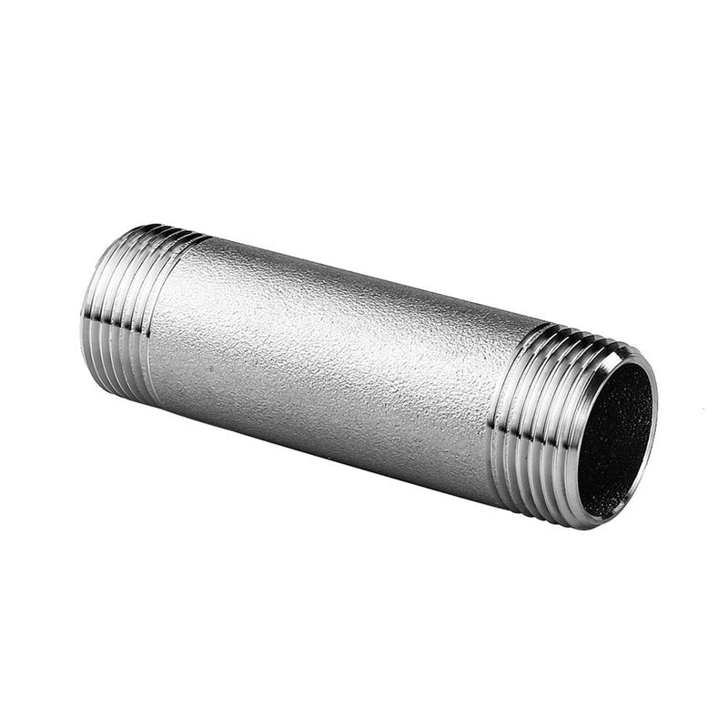 [Australia - AusPower] - Avanty Stainless Steel 304 Forged Pipe Fitting Long Nipple 1-1/4" NPT Male x 1-1/4" NPT Male 4" Length 1000psi 