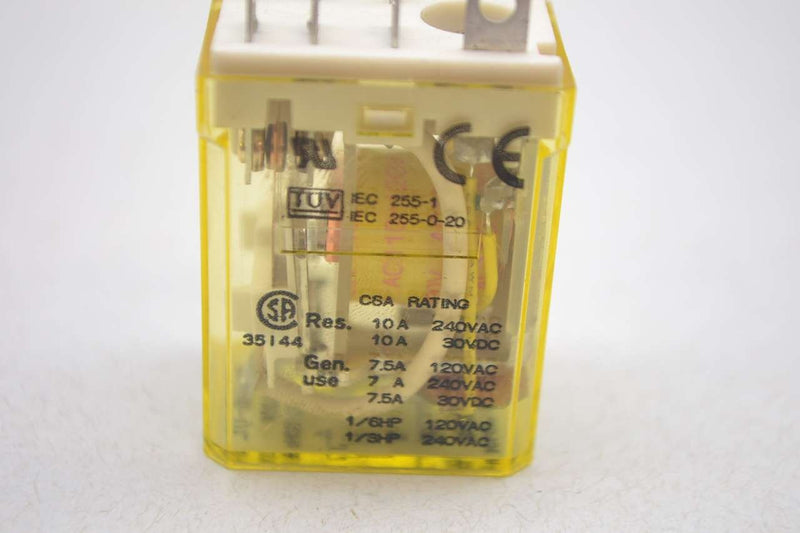 [Australia - AusPower] - IDEC RH2B-U-AC110/120V Plug-in, 10 AMP, 120 VAC, Relay, DPDT 