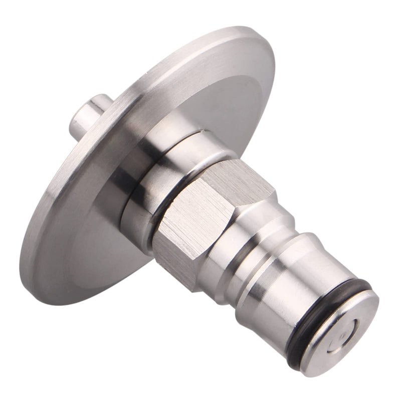 [Australia - AusPower] - DERNORD 1.5 Inch Tri Clamp to Ball Lock Post, SS304 Sanitary Brewer Fitting, 50.5mm OD Ferrule for Conicial Fermenter Pressure Transfer (Liquid) Liquid 