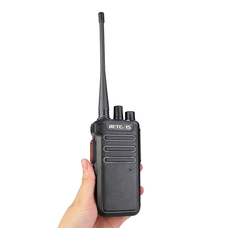 [Australia - AusPower] - Retevis RT43 Rechargeable Walkie Talkies for Adults, 1400mAh Handheld DMR Radio, Dual Time Slot 32CH Group Call VOX Digital and Analog 2 Way Radio(1 Pack) 