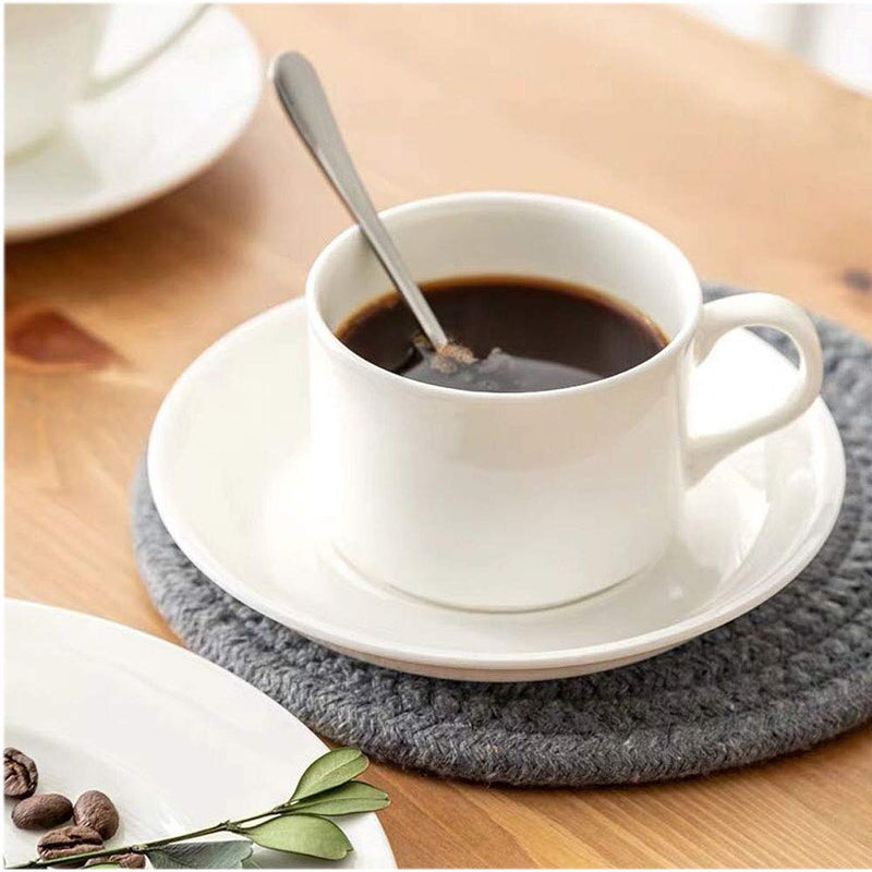 [Australia - AusPower] - Demitasse Espresso Spoons, Mini Coffee Spoon, 4.7 Inches Stainless Steel Small Spoons for Dessert, Set of 6 Silver 