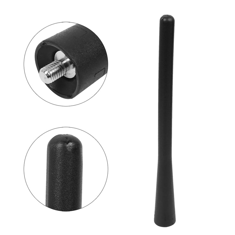 [Australia - AusPower] - X AUTOHAUX 7" 18cm Car Stubby Antenna Radio AM FM Signal Antenna Mast Short Aerial Replace 39151-SWA-305 for Honda CRV 07-17 Black 