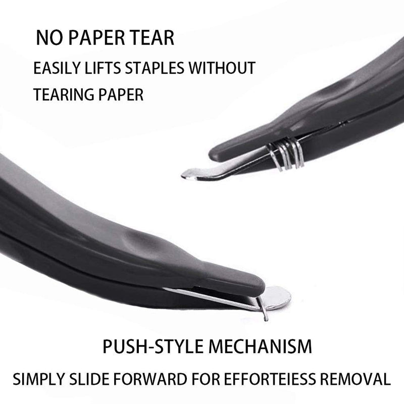[Australia - AusPower] - ZZTX 6 PCS Professional Magnetic Staple Remover Puller Rubberized Staples Remover Staple Removal Tool for School Office Home 5 Colors 