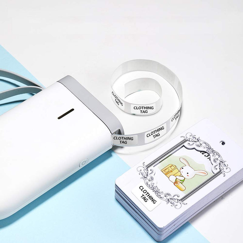 [Australia - AusPower] - NIIMBOT D11 Label Maker Tape, Adapted Label Print Paper for D110 Label Maker, 5 Rolls Self-Adhesive Label Sticker 