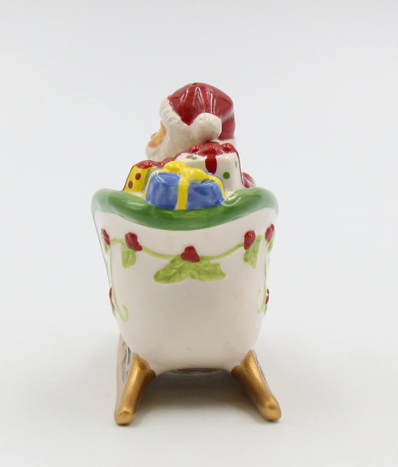 [Australia - AusPower] - Cosmos Gifts 10661 Santa in Sleigh Salt and Pepper Set, 3-7/8-Inch 