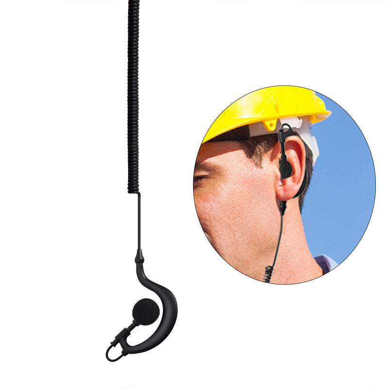 [Australia - AusPower] - G Shape Soft Ear Hook Earpiece Headset 3.5mm Plug Ear Hook Listen Only Ham Radio Earpiece/Headset HYS TC-617 Receiver/Listen Only Earpiece for 2-Way Motorola Icom Radio Transceivers 