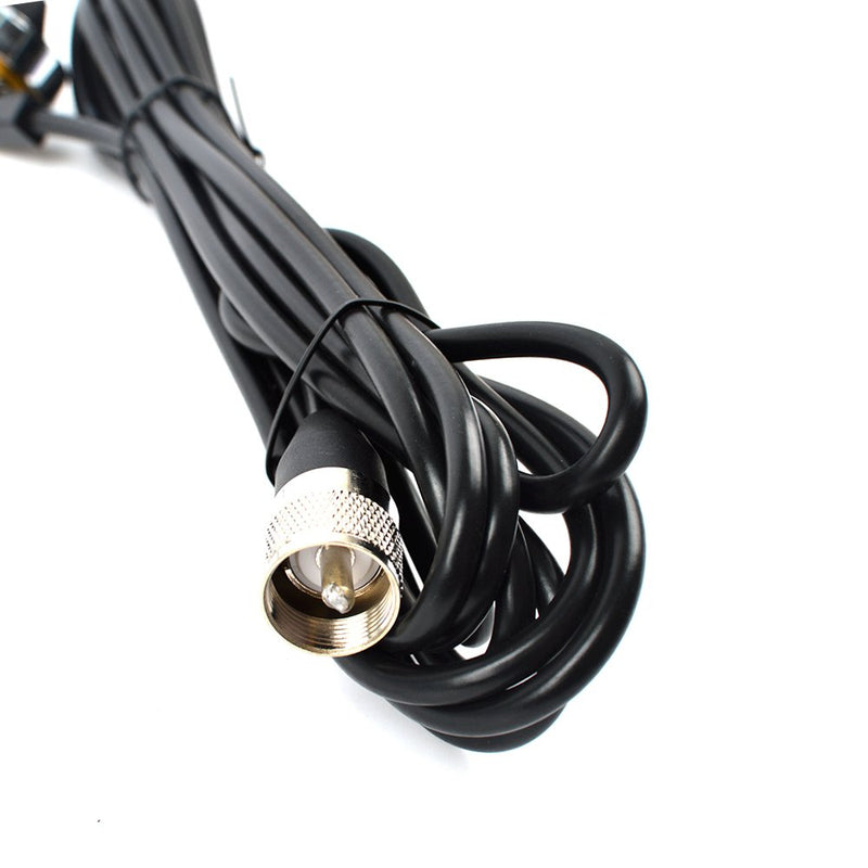 [Australia - AusPower] - HYS TCJ-N1 3/8" to 3/4" Hole Mount with 13'/About 4m RG-58 Coax Cable NMO to PL259 for All NMO VHF/UHF/CB Radio Antenna 