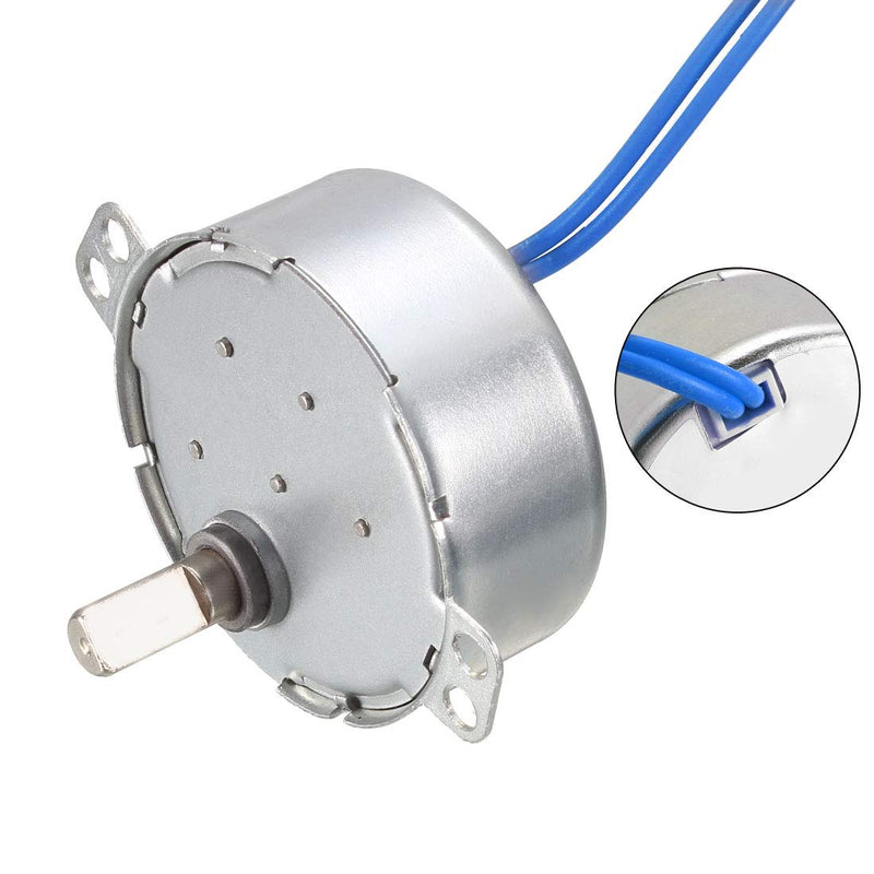 [Australia - AusPower] - uxcell Synchronous Motor AC 100-127V 2.5-3RPM 50-60Hz CCW/CW 4W D Shaft 