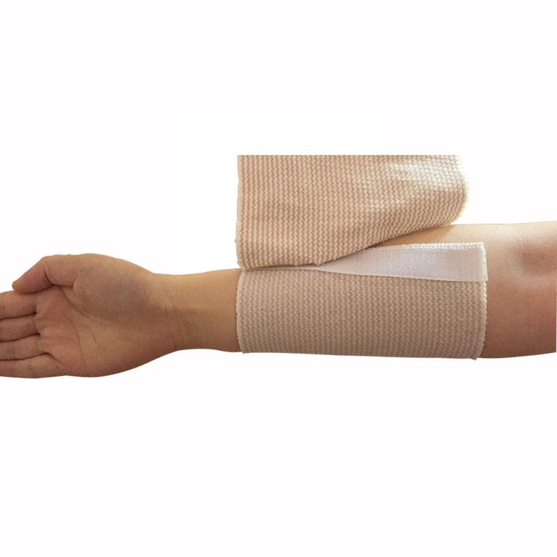 [Australia - AusPower] - ZJCCTO Elastic Bandage 2 Pack. 6 Inches Wide x (13 to 15 ft. when stretched) with Hook and Loop on Both Ends, Latex Free Bandage. Perfect Compression Wrap for Varicose Veins,Sprained Ankle 2 Count (Pack of 1) 