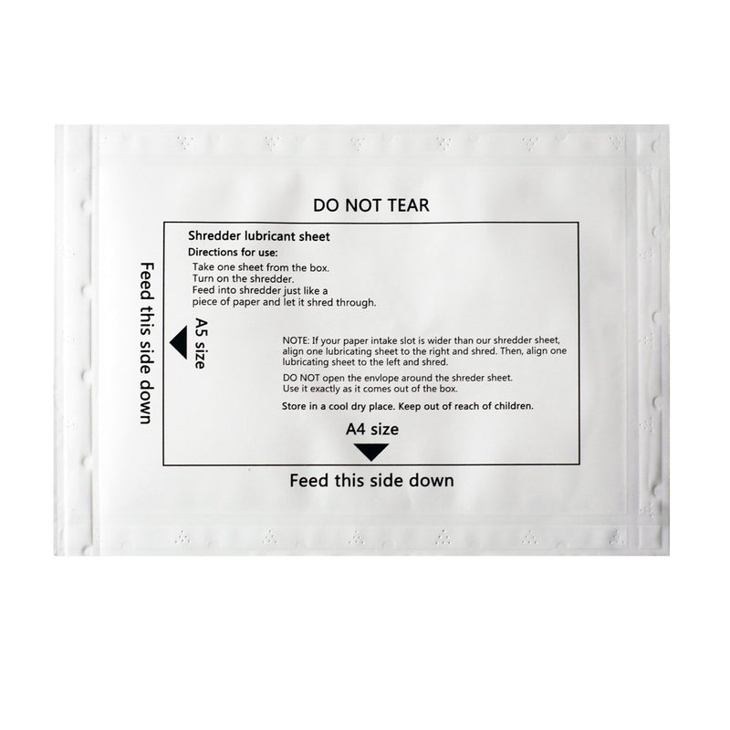 [Australia - AusPower] - Ansoon Paper Shredder Lubricant Sheets, Paper Shredder Sharpening & Lubricating Sheets (24PCS) 24PCS 