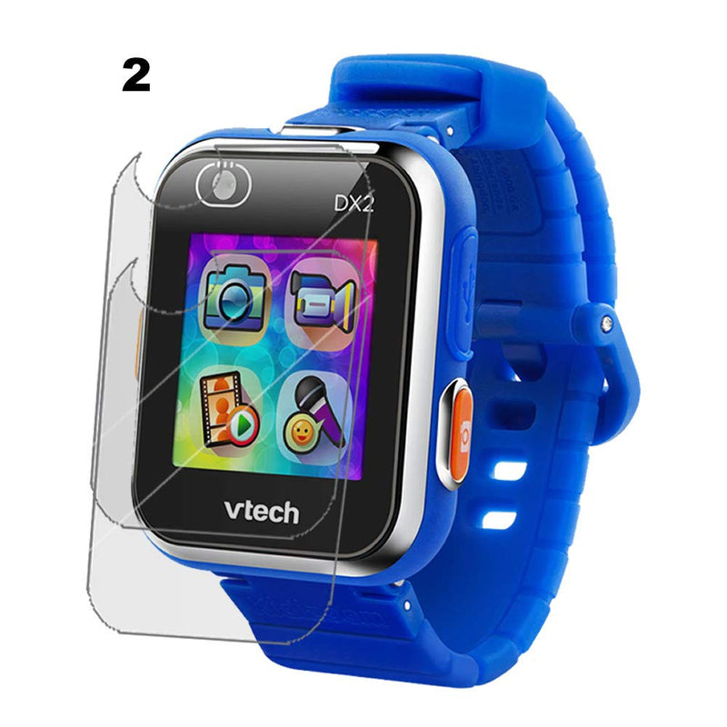 [Australia - AusPower] - IPG for VTech Kidizoom Smartwatch DX2 Watch Screen Protector (2 Units) Invisible Ultra HD Clear Film Anti Scratch Skin Guard - Smooth/Self-Healing/Bubble -Free 