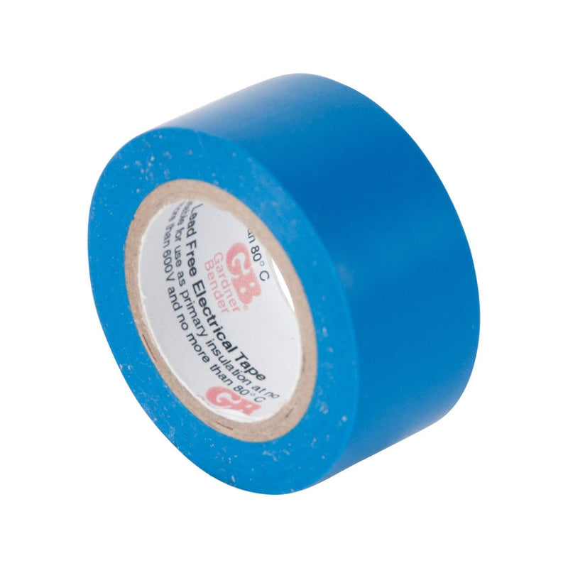 [Australia - AusPower] - Gardner Bender GTPC-550 Electrical Tape, ½ in x 20 ft., Durable, Easy-Wrap, Flame Retardant, 5 Pk, Red, White, Blue, Green, Yellow 