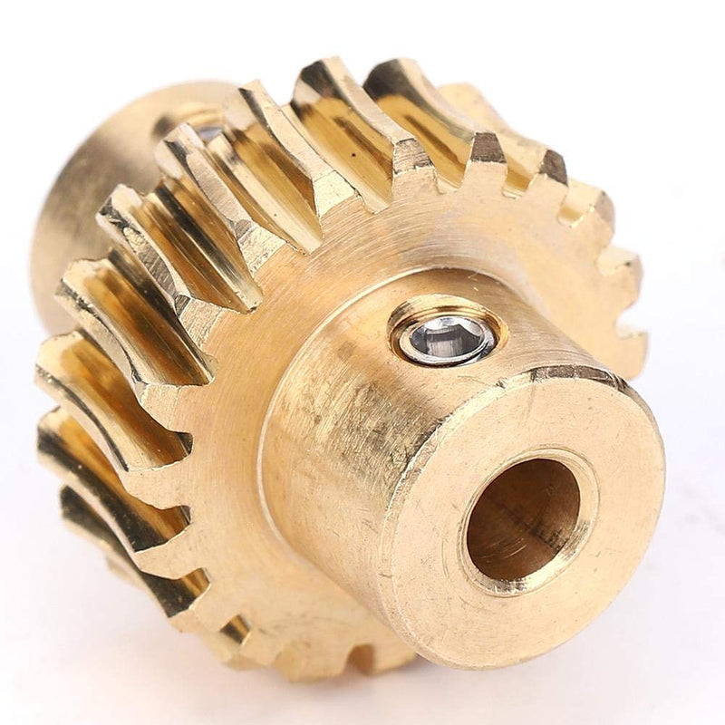 [Australia - AusPower] - Worm Wheel, 10:1 Bronze Worm Gear with Metal Worm Set Worm Gear for Industrial Robot Parts 