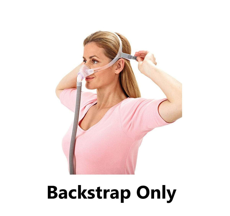 [Australia - AusPower] - Organic Deal Back Strap Compatible w/ResMed CPAP Mask Swift Fx Nasal Pillow- Replacement Straps for Swift FX Nasal Pillow - ResMed CPAP Supplies Option- CPAP Headgear Back Strap (Mask,Frame Not Incl) 