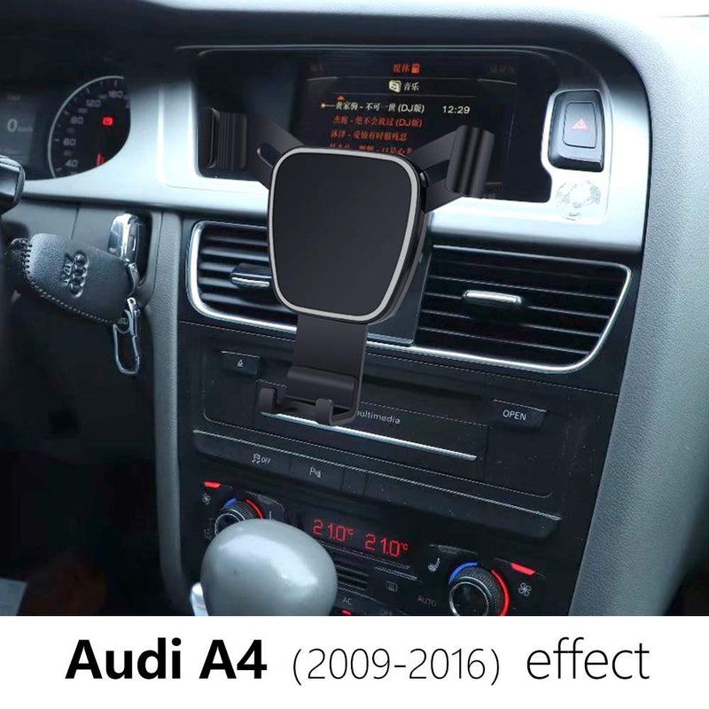 [Australia - AusPower] - LUNQIN Car Phone Holder for 2009-2016 Audi A4 Auto Accessories Navigation Bracket Interior Decoration Mobile Cell Phone Mount 