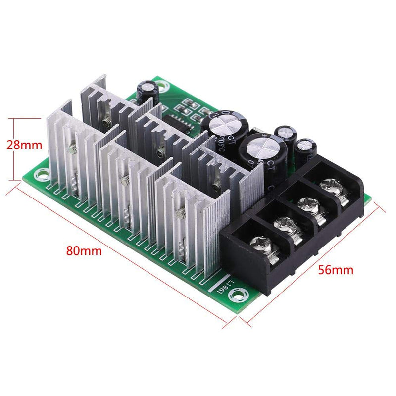 [Australia - AusPower] - DC Motor Speed Controller 12V 36V 48V Slow Start Adjustable Speed Board with Overload Protector Permanent Magnet DC Brushed Motor 