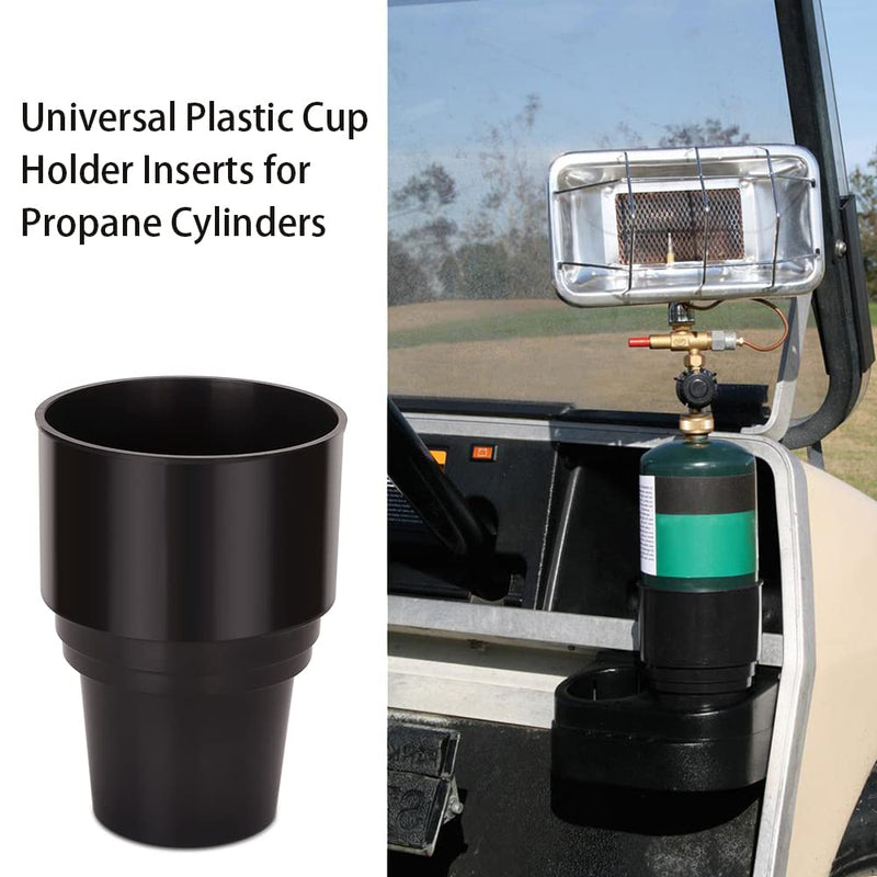 [Australia - AusPower] - 10L0L 2 Pack Golf Cart Cup Holder, Dash Adapter for Portable Propane Heater Cylinder, Universal Replacement Drink Holder for EZGO Club Car, Yamaha 