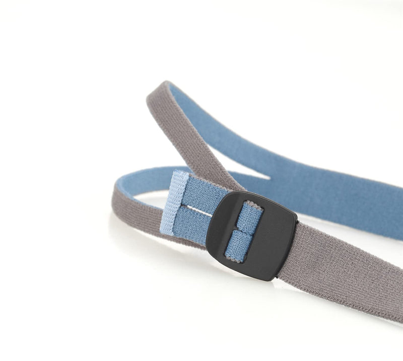 [Australia - AusPower] - Advanced Upgraded P10 Replacement Headgear Strap Compatible with ResMed Airfit P10/N30, Upgraded Fully Adjustable Quick-fit with Clip Connected Design Premium Durable Elastic Material - 2 Pack Gray 