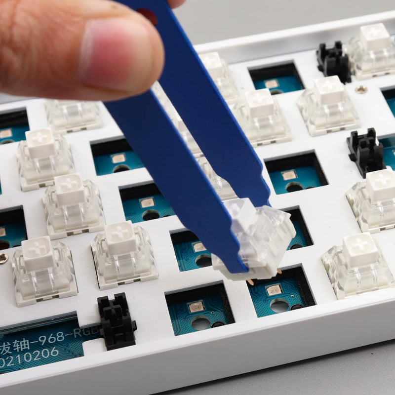 [Australia - AusPower] - Mechanical Keyboard Switch Lube Kit with GPL 205g0 2 in 1 Switch Opener Switch Puller Switch Clamp for Cherry Mx Gateron Switches Black 