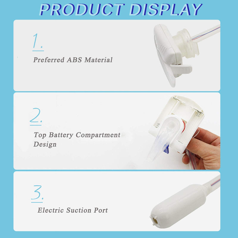 [Australia - AusPower] - 2 pack Electric Tap,Pump for Milk Jug,Automatic Drink Dispenser,One-Handed Operation,Hands-Free,Can Prevent Milk and Beer From Overflowing,Suitable for Outdoor and Home Kitchens. 