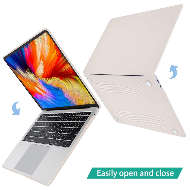 [Australia - AusPower] - May Chen MacBook Air 13 inch Case 2020 2019 2018 Release A1932 A2179 A2337 M1 with Retina Display, Plastic Hard Shell case Keyboard Cover Compatible with Newest Air 13 with Touch ID,Rock ash NO.5 