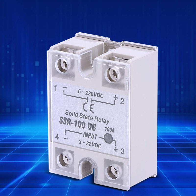 [Australia - AusPower] - SSR-100, DC-DC Solid State Relay 5-220V DC with Non-Contact Switch, SSR-100 DD 