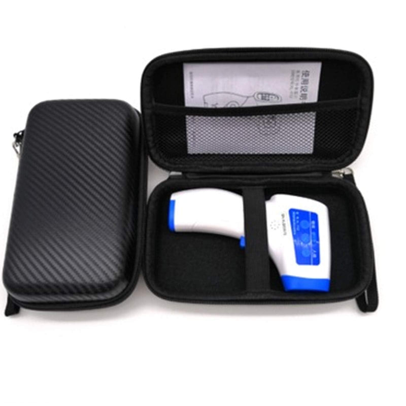 [Australia - AusPower] - Travel Carrying Storage Case Thermometer Case Digital No-Touch Forehead Thermometer Carry Case(Black) 