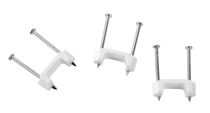 [Australia - AusPower] - Gardner Bender PS-175 Plastic Staple, 3/4 in., 14/3, 12/3, 10/3 (NM) Cable, White 