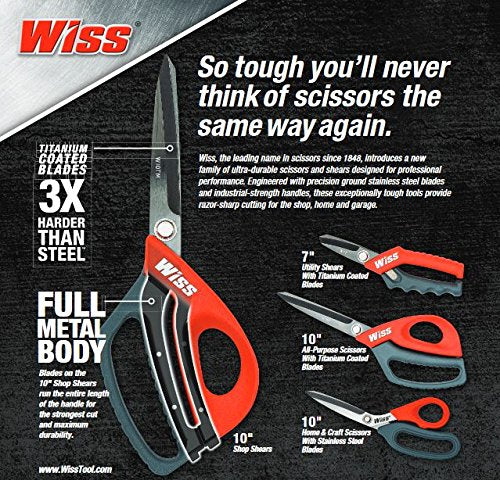 [Australia - AusPower] - Wiss W812S 8 1/2 Home & Craft Scissor 
