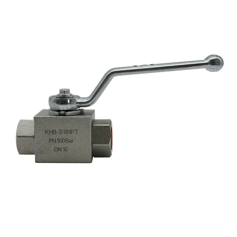 [Australia - AusPower] - KHB-3/8NPT Hydraulic Ball Valve 7250 PSI High Pressure 2 Way 3/8 "NPT KHB Shut-Off Ball Valve With 3/8 Quick Connect Plug 