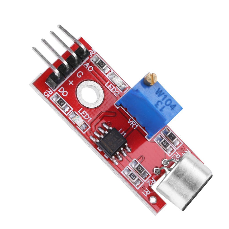 [Australia - AusPower] - DC 3.3V/5V Microphone Module,High Sensitivity Microphone Audio Amplifier Module Output 20dB Gain Low Noise 