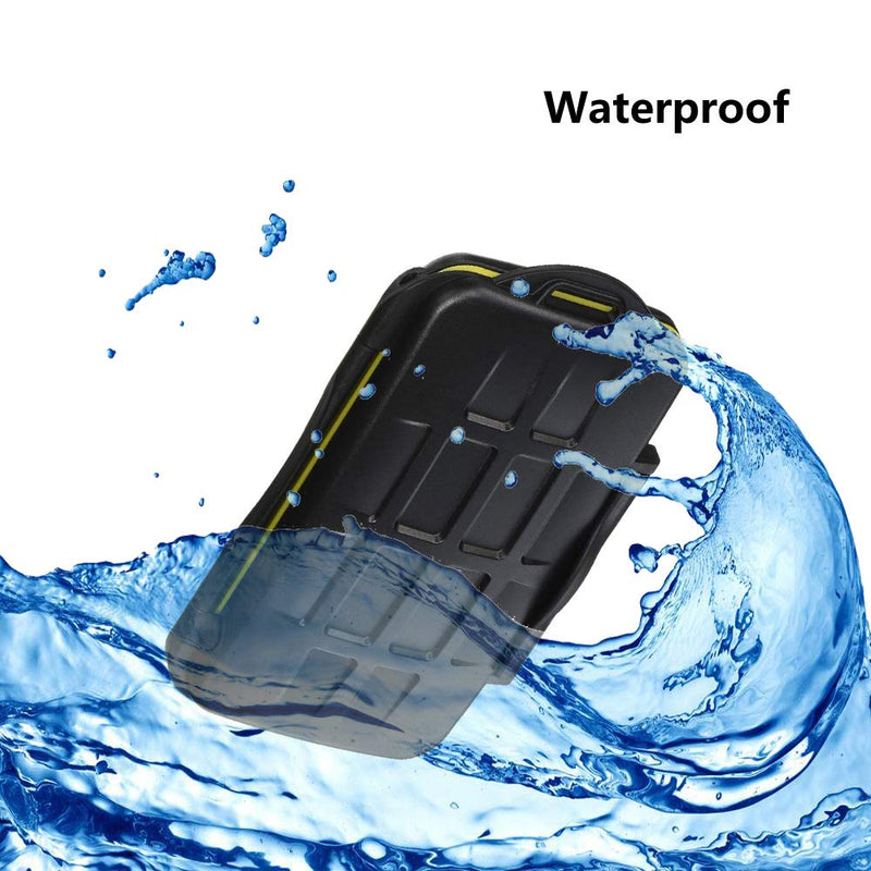 [Australia - AusPower] - BEEWAY® Tough Water Shock Resistant Protector Memory Card Carrying Case Holder 24 Slots for SD SDHC SDXC and Micro SD TF with Storage Bag & Carabiner 24Slots=12SD+ 12MicroSD 