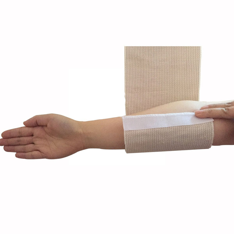 [Australia - AusPower] - ZJCCTO Elastic Bandage 2 Pack. 6 Inches Wide x (13 to 15 ft. when stretched) with Hook and Loop on Both Ends, Latex Free Bandage. Perfect Compression Wrap for Varicose Veins,Sprained Ankle 2 Count (Pack of 1) 