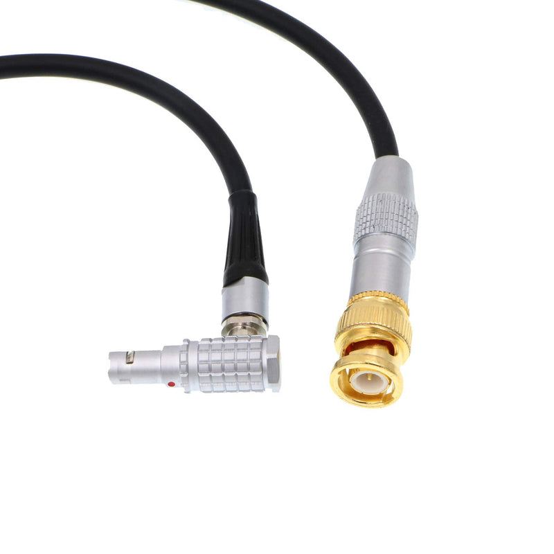 [Australia - AusPower] - Alvin's Cables BNC to 5 Pin Right Angle Time Code Cable for ARRI Mini Sound Devices ZAXCOM BNC to 5 Pin Male Right Angle 5 Pin 1M 