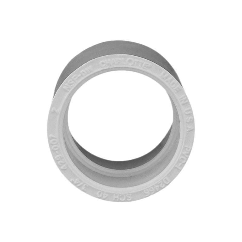 [Australia - AusPower] - CHARLOTTE PIPE 3/4 SCH 40 COUPLING SXS CONTRACTOR PACK PRESSURE ( 10 Unit Bag ) 3/4 Inch ( Bag qty: 10 ) White 