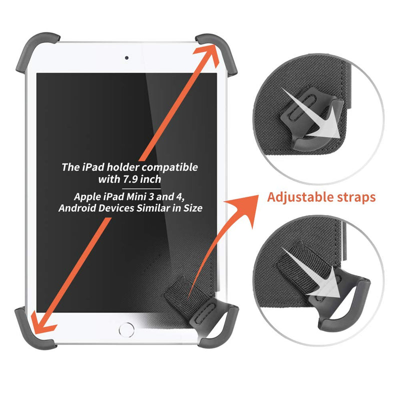 [Australia - AusPower] - Pilot Kneeboard with Aluminum Clipboard. Compatible with 7.9 inch Apple iPad Mini 3 and 4, Android Devices Similar in Size 