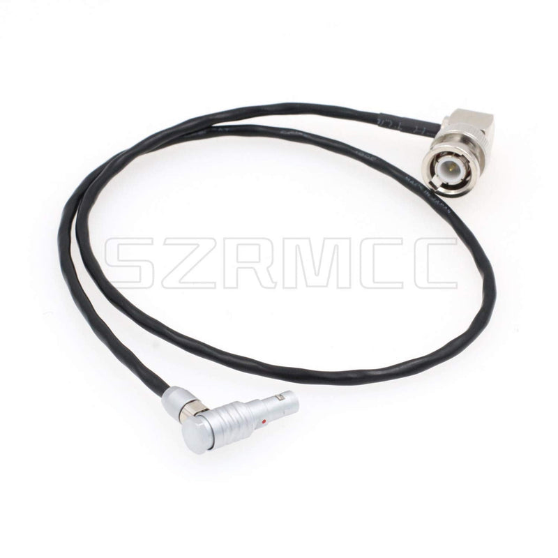 [Australia - AusPower] - SZRMCC Time Code Input Cable for Red Epic Scarlet DSMC2 Camera Right Angle 00B 4 Pin Male to BNC Male Right Angle 4 Pin 
