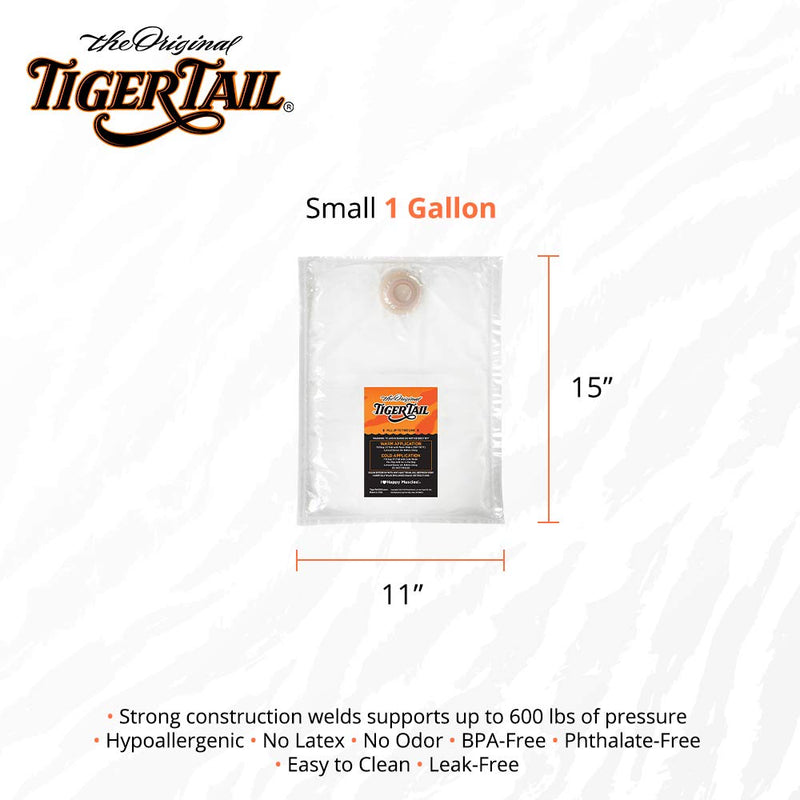 [Australia - AusPower] - Tiger Tail DrySoak Hot Water Therapy Bags, Small (1 Gallon) - 2 Pack, Made in USA (Sister Brand Fomentek) Small (1 Gallon – 11″ x 15″) 2 Pack 