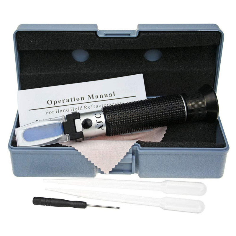 [Australia - AusPower] - Salinity Refractometer for Seawater and Marine Fishkeeping Aquarium 0-100 PPT with Automatic Temperature Compensation 