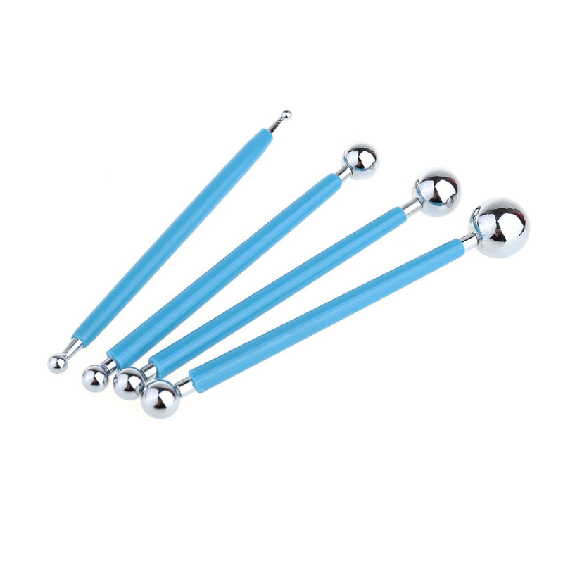 [Australia - AusPower] - Ball Stylus Dotting Painting Tool Set,Ecjiuyi 8 Piece Sculpt Modeling Tools,Mandala Rock Painting Tools, Ceramics Doll Fondant Modeling, Paper Flowers, Embossing Pattern 