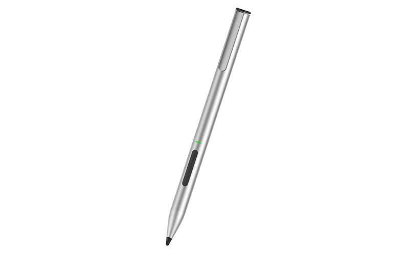 [Australia - AusPower] - YAMADA Surface Pencil (Silver) 4096 Levels Pressure Touch Pen for Microsoft Surface PRO5/ 6/ 7/ 8/X, Studio, Go 1/ 2, Book & Tablets with Microsoft Pen Protocol (N-Trig) Palm Rejection Stylus Surface Pro Silver 