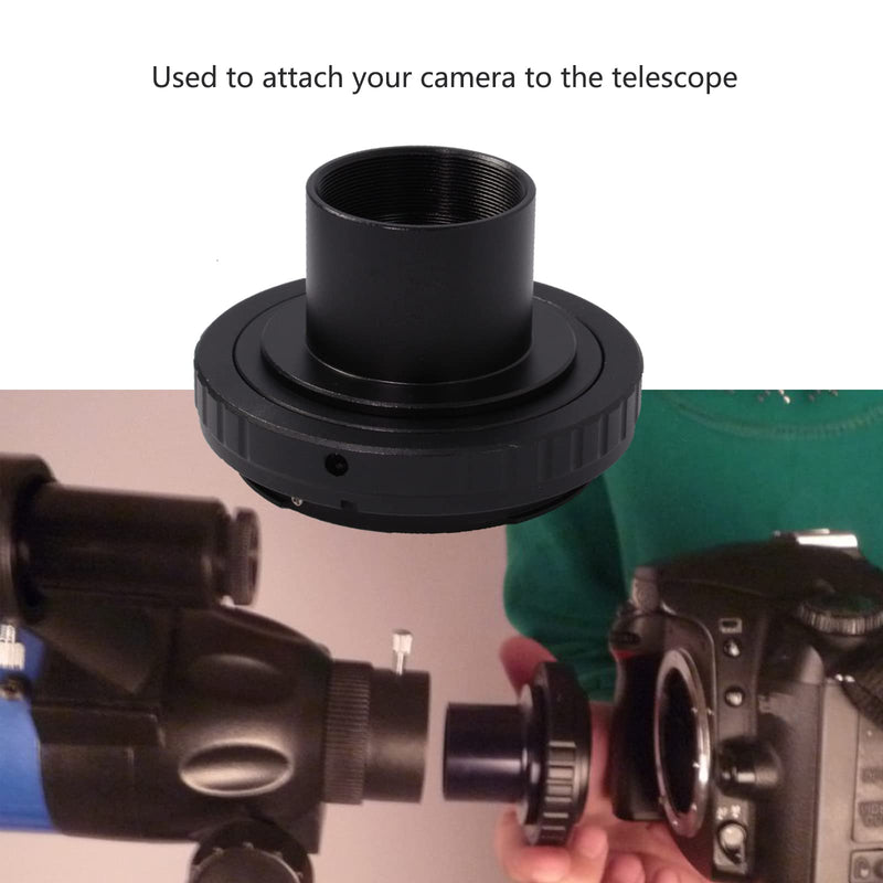 [Australia - AusPower] - Aisnyho T-Ring Adapter, 1.25in Astronomical Telescope Mount Adapter Camera Adapter Compatible with Canon SLR DSLR Camera 