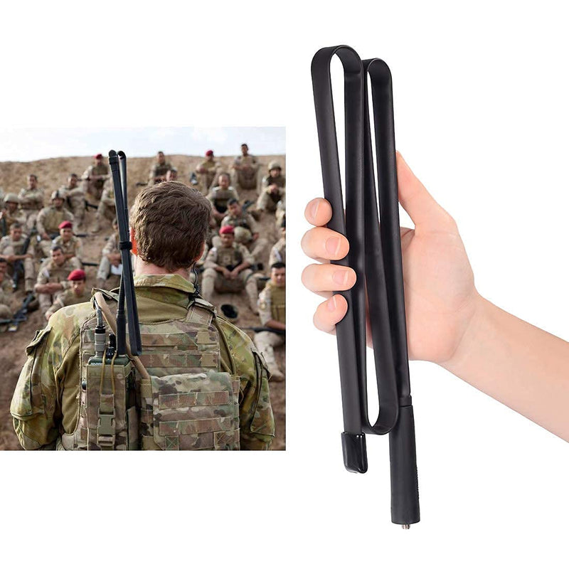 [Australia - AusPower] - Bingfu Dual Band VHF UHF 136-520MHz 42.5 inch Foldable CS Tactical SMA Female Ham Radio Antenna for Kenwood Wouxun Baofeng BF-F8HP UV-5R UV-82 BF-888S GT-3 Handheld Ham Two Way Radio Walkie Talkie 