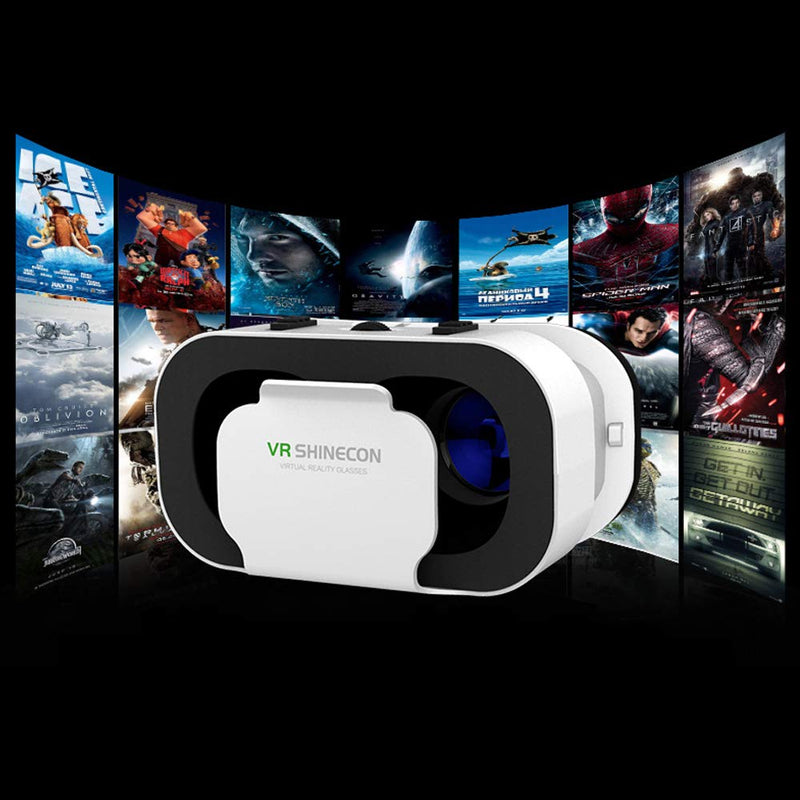 [Australia - AusPower] - VR Headset Compatible with iPhone & Android Phone-Virtual Reality Headsets Google Cardboard -Mini Exquisite Light Weight- Comfortable New 3D VR Glasses (VR4.0 Box, 2 Pack) 