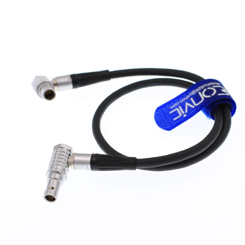 [Australia - AusPower] - Eonvic Teradek Bond/ARRI Alexa Camera Power Adapter Cable Right Angle 2 Pin (1, Straight Cable) 