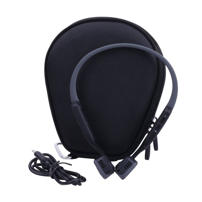 [Australia - AusPower] - Carrying case Replacement for Shokz/AfterShokz Trekz Titanium/Mini/Air Bone Conduction Headphones by Aenllosi (Black) Black 